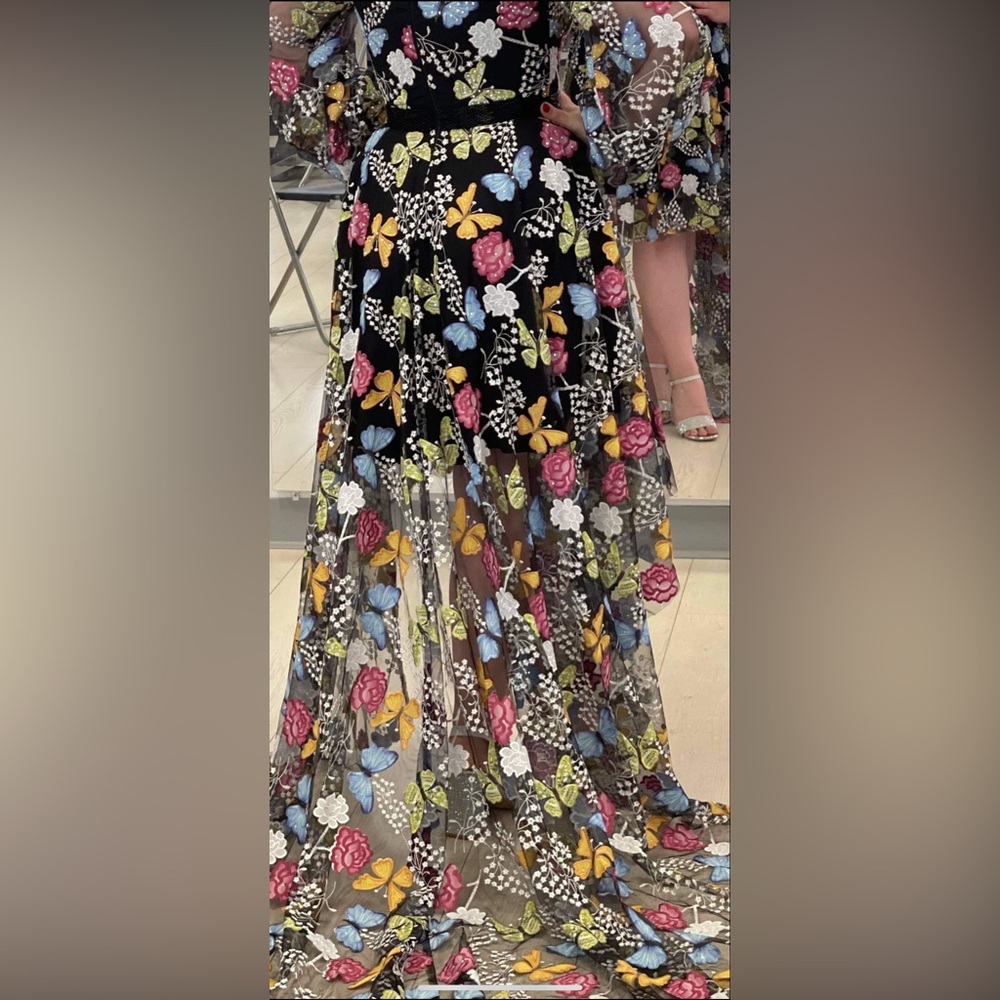 Jovani size 4 built in corset top size 4 custom dress.